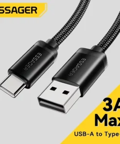 Essager 3A USB Type C Cable For Iphone 15 plus Huawei Mate60 P60 Fast Charging Wire USB-C Charger Data Cord For Xiaomi Samsung