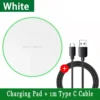 White with cable