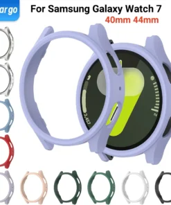 PC Case for Samsung Galaxy Watch 7 40mm 44mm Smartwatch Cover Protective Hollow Bumper All-Around for Galaxy Watch 7 Accessories