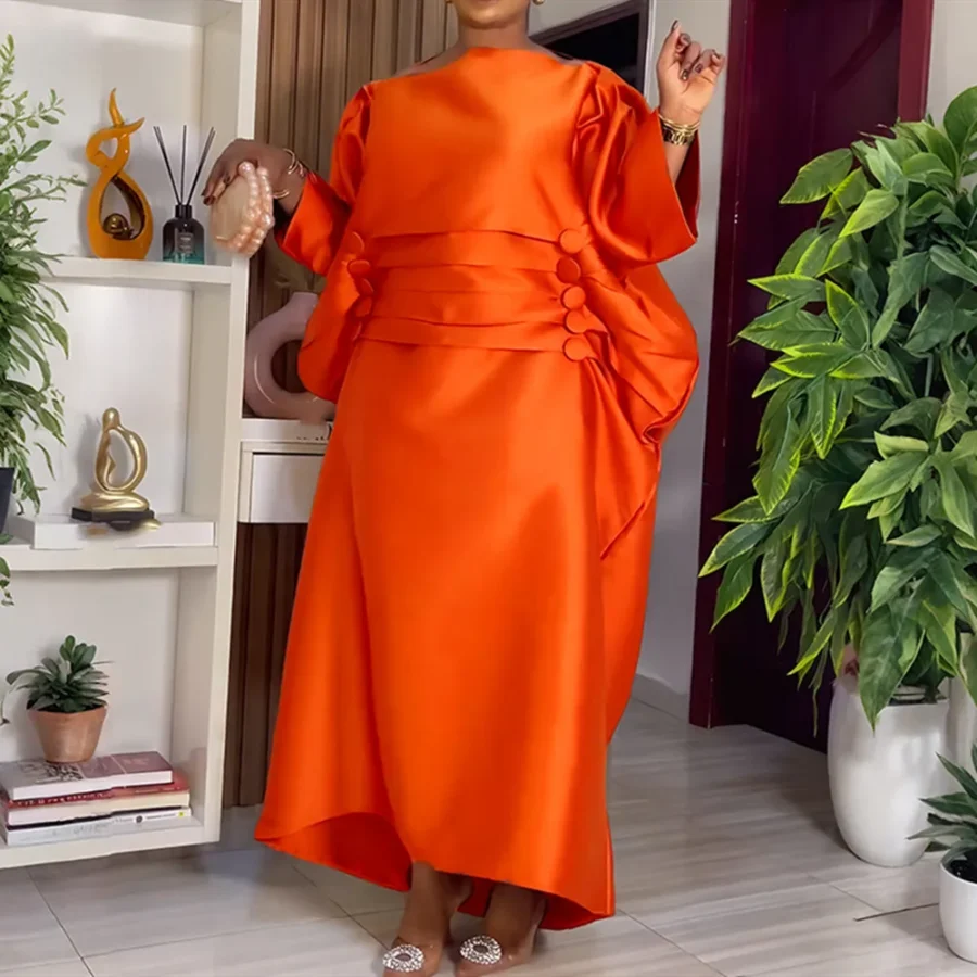 Traditional African Dashiki Maxi Dress for Women - Image 5