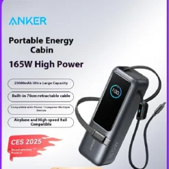 Anker 20,000mAh Power Bank with 165W Fast Charging for Air Travel