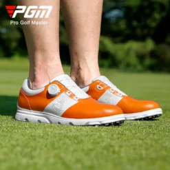 Alternative view of Men's Waterproof Golf Shoes with Anti-Slip Sole for Enhanced Stability and Comfort