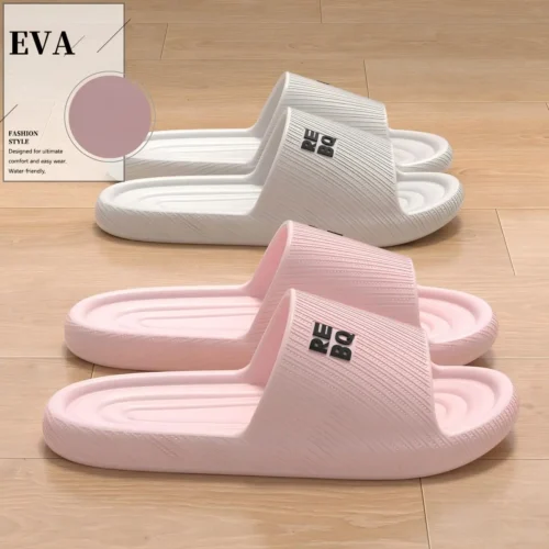 Men's and Women's Eva Shower Slippers – Comfortable Summer Sandals for Home and Hotel