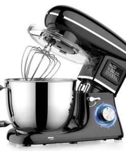 Commercial 6.5L Stand Mixer, 1500W with Stainless Steel Bowl and 6-Speed Smart Display