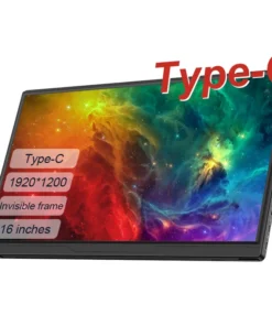 Alternative view of LANLIPU 15.6-Inch Portable Monitor - 1920x1200 Display with Type-C and Mini HDMI for Gaming and PC Use