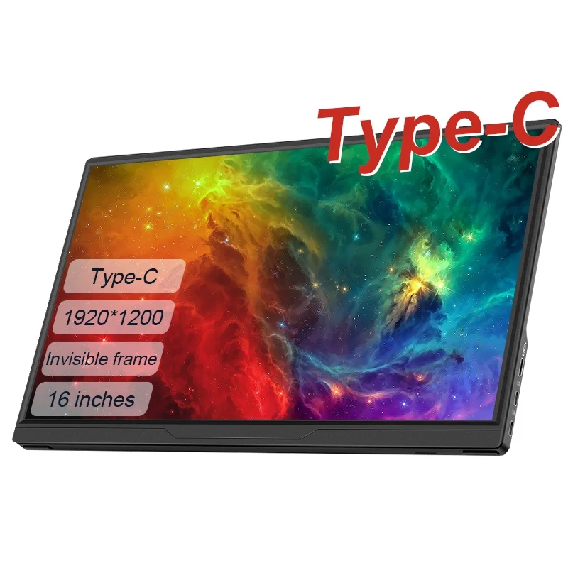 LANLIPU 15.6-Inch Portable Monitor - 1920x1200 Display with Type-C and Mini HDMI for Gaming and PC Use - Image 2