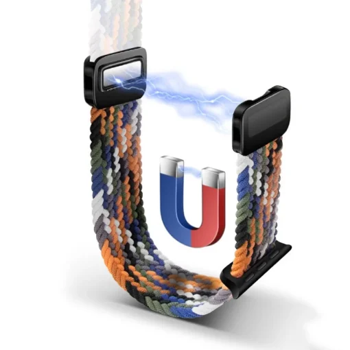 Braided Strap with Magnetic Closure for Apple Watch 40mm to 49mm - Image 5