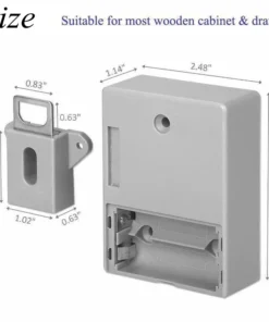 Alternative view of Invisible RFID Digital Cabinet Lock - Smart Sensor Lock for Wardrobes and Drawers