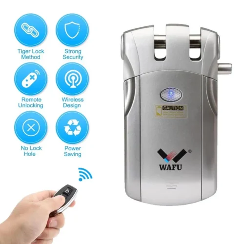 Alternative view of Wafu Smart WiFi Electronic Door Lock with Remote Control and Bluetooth Access