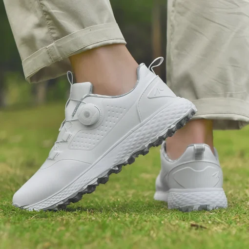 Waterproof Golf Sneakers with Non-Slip Design for Men and Women Comfortable Walking Shoes - Image 5