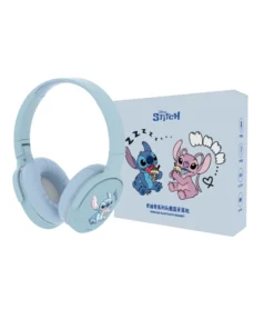 Disney Stitch Wireless Bluetooth Earbuds - HiFi Stereo Over-Ear Headphones for Gaming and Sports