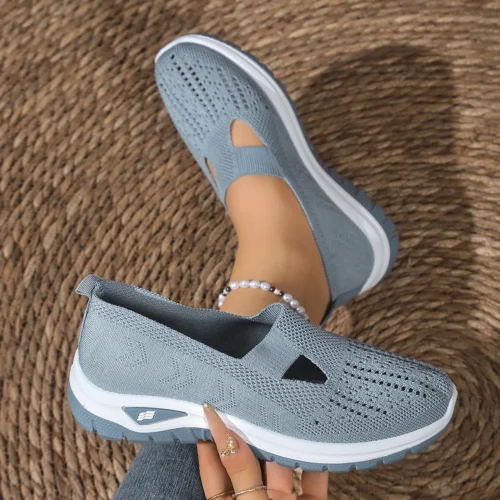 Women's Casual Sneakers - Fly-Woven Upper, Non-Slip Sole, Free Shipping