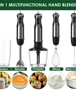 Alternative view of Wancle 1000W 5-in-1 Electric Immersion Hand Blender