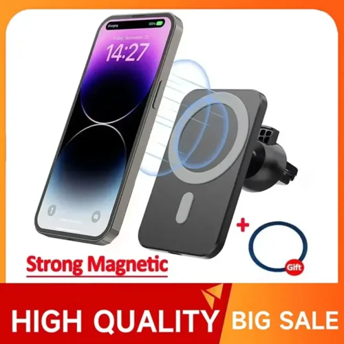 30W Magnetic Car Wireless Charger For iPhone 16 15 14 13 12 Pro Max Mini Car Phone Holder Stand Mount Fast Charging Station