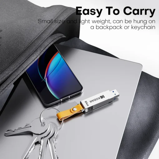 Kodak USB 3.1 Flash Drive with 120MB/s Read Speed and Metal Body for Storage Enthusiasts - Image 4