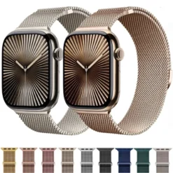 Metal Milanese Strap with Magnetic Closure for Apple Watch Series Ultra3/2 and Other Models