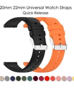 Hot Sell 20MM 22MM Silicone Watch Strap 20/22mm Universal Watchband Wristwatch Band for P22 Smartwatch &Other Watches Bracelet
