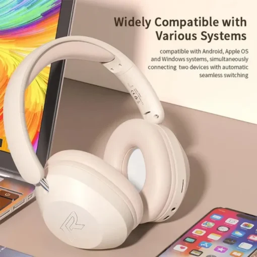 Wireless Bluetooth Foldable Over-Ear Headphones - High Power Stereo Sound for Sports Enthusiasts - Image 3