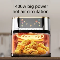 Air Fryer 10L with Multifunctional Intelligent Cooking for Home Use