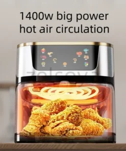 Big Capacity 10L Air Fryer - Multifunctional, Intelligent Cooking Machine for Home Use