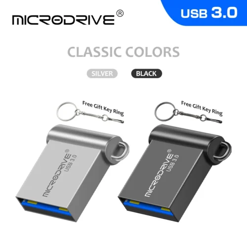 High-Speed USB 3.0 Flash Drive - Mini Pendrive, 128GB, 64GB, 32GB, 16GB Options
