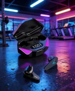 TWS Gaming Bluetooth Earbuds - 9D Stereo Sound with Microphone