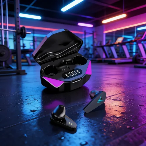 TWS Gaming Bluetooth Earbuds - 9D Stereo Sound with Microphone