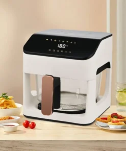 Intelligent Touch-Controlled Glass Air Fryer - Simple Operation, Even Heating