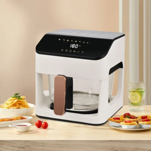 Intelligent Touch-Controlled Glass Air Fryer - Simple Operation, Even Heating