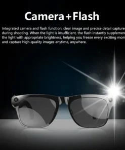 Alternative view of Lenovo Smart 8K AI Glasses With 1200mp Camera Chat Gpt Touch Sport Sunglasses Bluetooth Calling Music Player For Men Women Gift