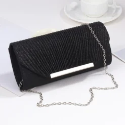 Alternative view of Fashion Clutch Bag with Chain Detail for Brides and Bridesmaids