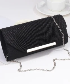 Alternative view of Fashion Elegant Clutch Bag New 2023 Hot Selling Chain Dinner Bag Bride Bridesmaid Lady Handbag Factory Outlet