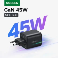 UGREEN 45W GaN Charger with PD3.0 PPS QC3.0 Fast Charging for iPhone 17 16 15 Pro Max and Samsung S25 S24 Ultra