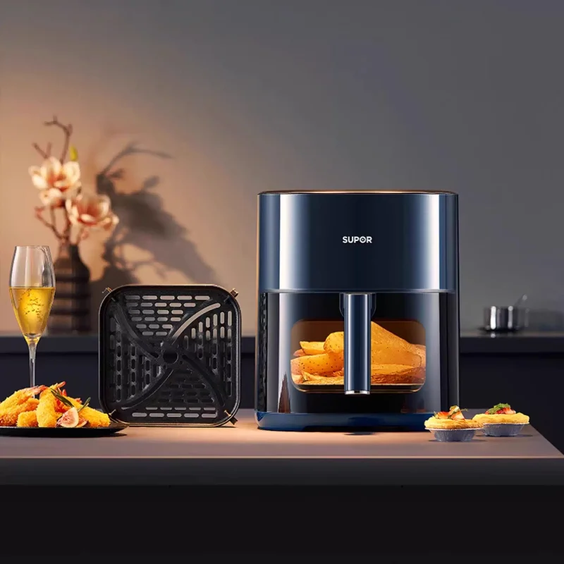 Glass Visual Air Fryer with 6L Capacity and Multifunctional Features for Health-Conscious Cooks - Image 4