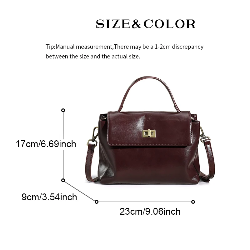 Women Cowhide Genuine Leather Tote Bag Lady Designer Luxury Soft Leather Handbag Fashion Crossbody Bags Female Shoulder Handbag - Image 2