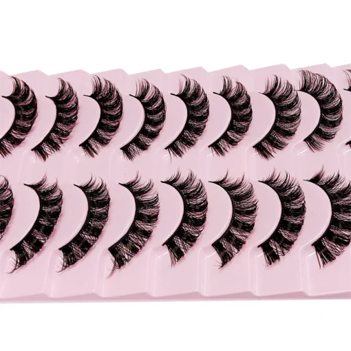 DD Curl Fluffy Volume Faux Mink False Eyelashes for Dramatic Makeup Looks - Image 6
