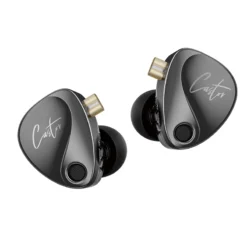In-Ear HiFi Earphones with 2 Dynamic Drivers and Tunable Balanced Armature for Noise Cancellation