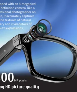 Alternative view of 2025 New Upgrade Smart Glasses With Camera Video Recording AI Photo Recognition Bluetooth Call Translation Voice Sunglasses Men
