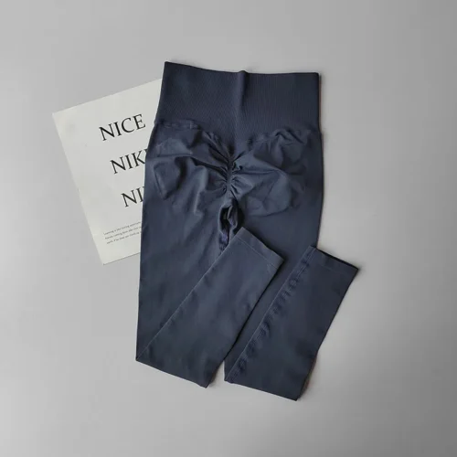 Alternative view of Peach High Waist Fitness Leggings - Quick Drying, Breathable, Buttock Lifting Yoga Pants