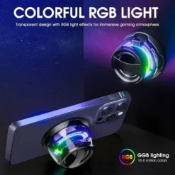 Alternative view of Portable Bluetooth Speaker with RGB Light and Phone Holder for Travel Use