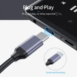 Alternative view of USB Type C to 3.5mm Headphone Adapter with PD 60W Fast Charging for iPhone 15 and Samsung