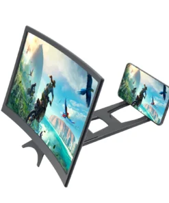 14 Inch Large Screen 3D HD Amplifier Curved Screen Mobile Phone Screen Magnifier For Smartphone Stand Enlarge