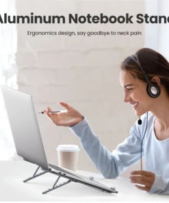 Alternative view of UGREEN Foldable Aluminum Laptop Stand for MacBook and Tablets