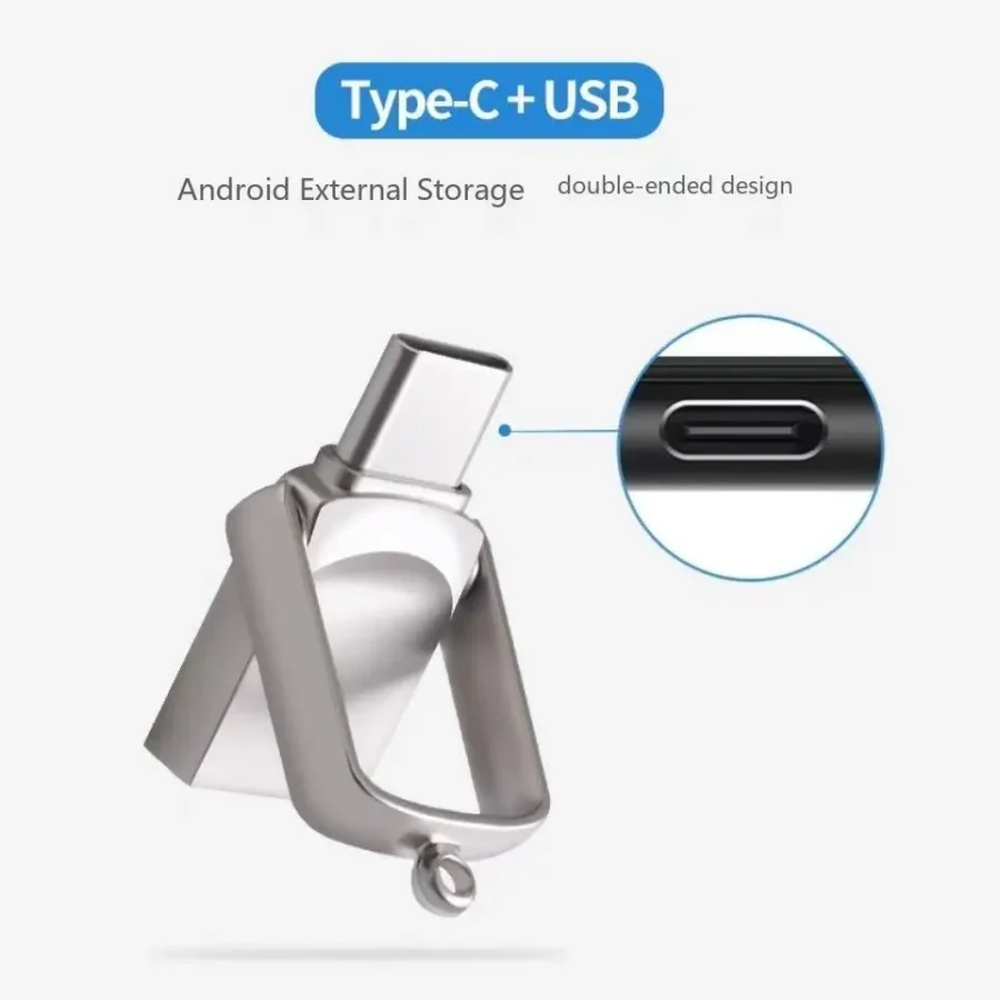 CCSN 2-in-1 Type-C USB Flash Drive - 32GB, 64GB, 128GB - Image 3
