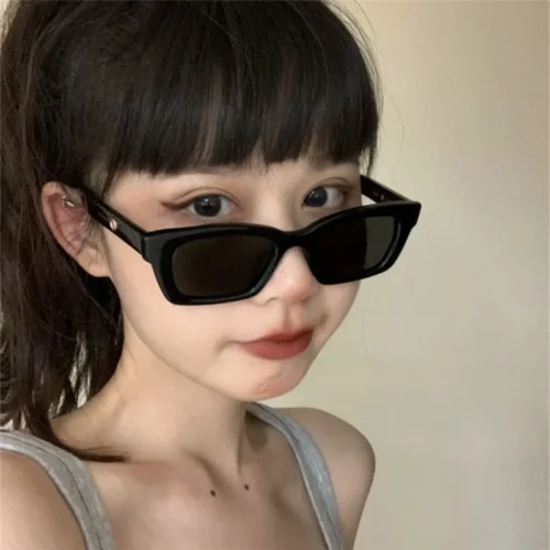 Alternative view of New Women Rectangle Vintage Sunglasses Luxury Retro Sun Glasses Female Lady Eyeglass Cat Eye UV400 Goggles