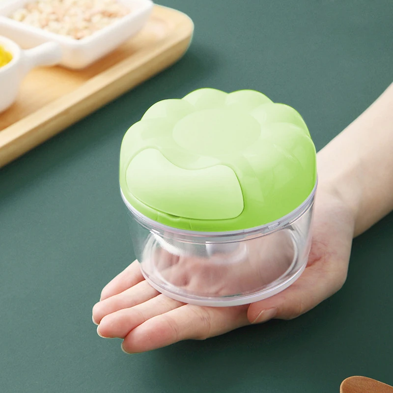 Mini Food Mixer - Multi-Function Manual Garlic Chopper and Vegetable Cutter for Home Kitchen - Image 5