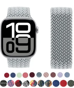 Band For Apple watch Series 10 46mm 42mm 9 7 8 5 SE 6 44mm 45mm 40mm 38 41mm Ultra 49mm bracelet correa Braided Solo Loop Strap