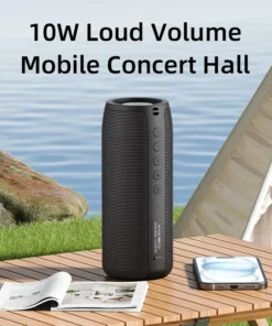 Alternative view of ZEALOT Waterproof Bluetooth Speaker with Powerful Bass and Subwoofer, Supports TF and USB Flash Drive