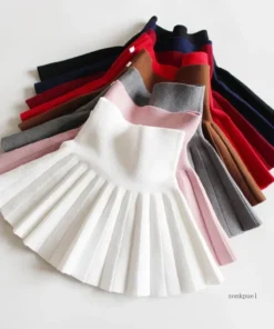 Cocoon Couture Baby Girls High Waist Knit Tutu Skirt - Autumn/Winter Design