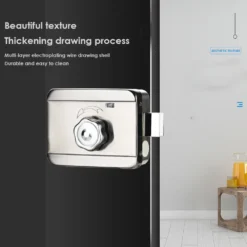 Alternative view of Bluetooth Fingerprint Smart Door Lock with RFID Card Access for Home Security